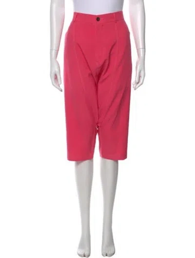 Pre-owned Comme Des Garçons Girl Straight Leg Pants In Pink