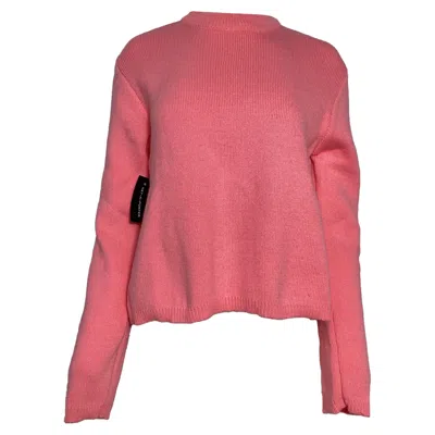 Comme Des Garçons Girl Sweater In Pink Acrylic