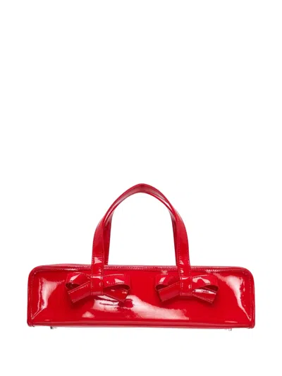 Comme Des Garcons Girl Teiban Ribbon Shoulder Bag In Red