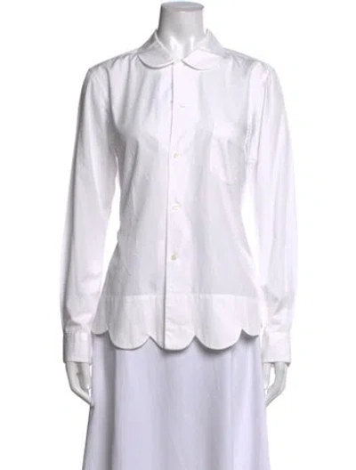 Pre-owned Comme Des Garçons Girl Top In White