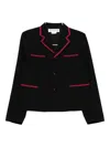 Comme Des Garcons Girl Wool Blazer In Black