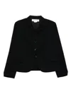 Comme Des Garcons Girl Wool Blazer In Black