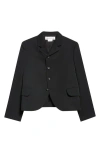Comme Des Garcons Girl Wool Blazer In Black