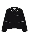 Comme Des Garcons Girl Wool Jacket In Black