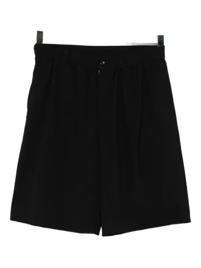 Comme Des Garcons Girl Wool Shorts In Black