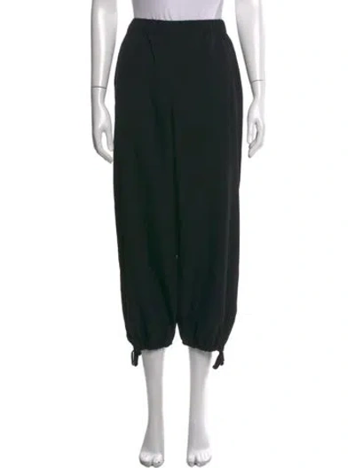 Pre-owned Comme Des Garçons Girl Wool Wide Leg Pants In Black