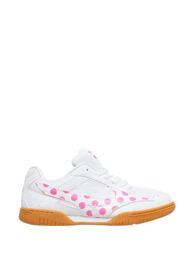 Comme Des Garcons Girl X Mizuno Polka-dot Sneakers In White