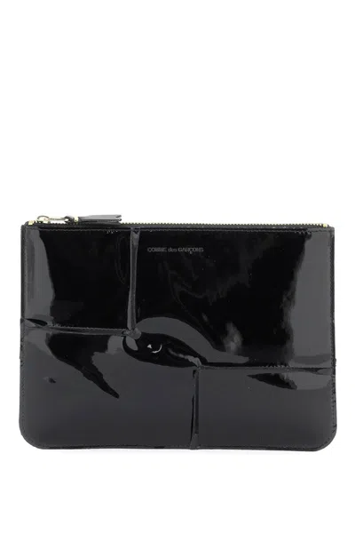 Comme Des Garçons Glossy Patent Leather In Black