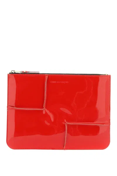 Comme Des Garçons Glossy Patent Leather In Red