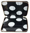 COMME DES GARÇONS GLOSSY WALLET WITH MONOPRINT INSIDE