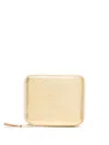 Comme Des Garçons "gold And Silver 125x105 Mm" Wallet In Silver