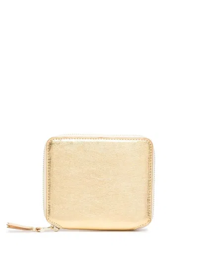Comme Des Garçons "gold And Silver 125x105 Mm" Wallet