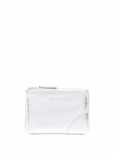 Comme Des Garçons "gold And Silver 145x105 Mm" Wallet Accessories In Gray