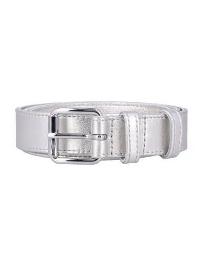 Comme Des Garçons Gold Belt In Gray