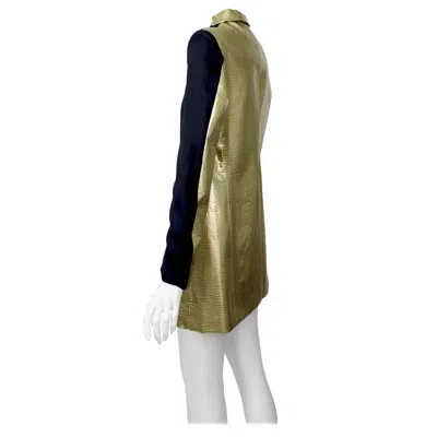 Pre-owned Comme Des Garçons Comme Des Garcons Gold Cape Jacket In Brown