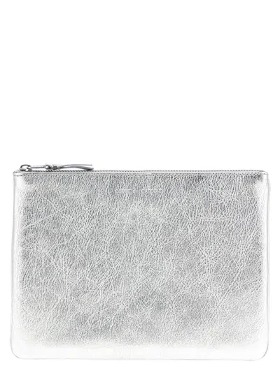 Comme Des Garçons Gold Line - Sa5100g Wallet In Silver