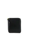 Comme Des Garçons Zip Fold Wallet In Black