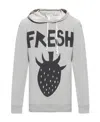 Comme Des Garçons Graphic-print Cotton Hoodie In Gray