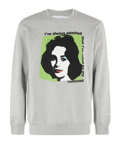 Comme Des Garçons Graphic-print Cotton Sweatshirt