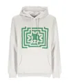 Comme Des Garçons Graphic-print Drawstring Hoodie In White