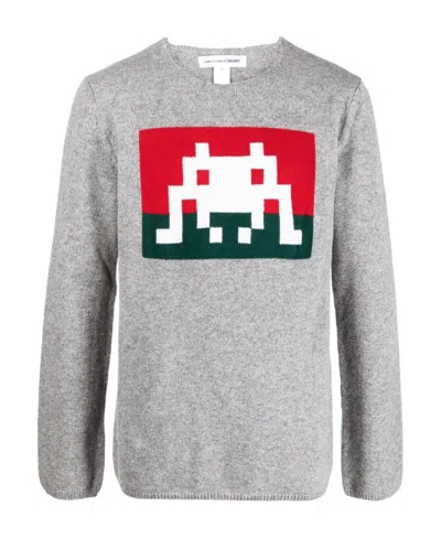 COMME DES GARÇONS GRAPHIC-PRINT JUMPER