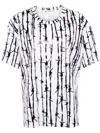 Comme Des Garçons Graphic-printed T-shirt In White