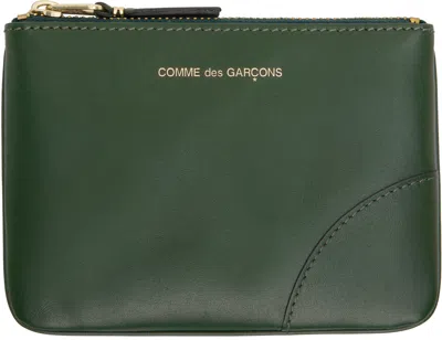 Comme Des Garçons Green Classic Wallet In 5 Bottle Green