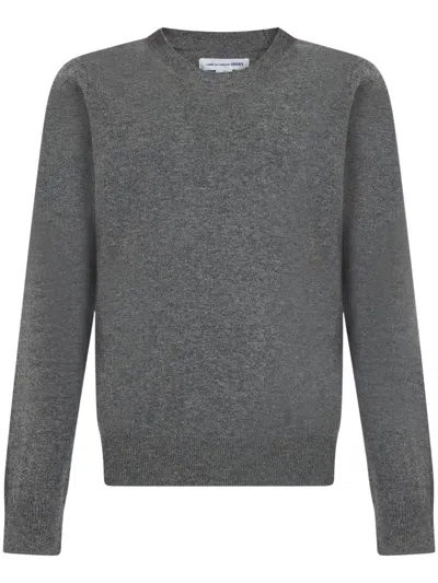 Comme Des Garçons Comme Des Garcons Grey 100% Virgin Wool Mini Sweater