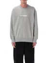 Comme Des Garçons Men Grey Crewneck Logo Sweatshirt, M Luxury Sweatshirts & Hoodies For Men Darveys In Gray
