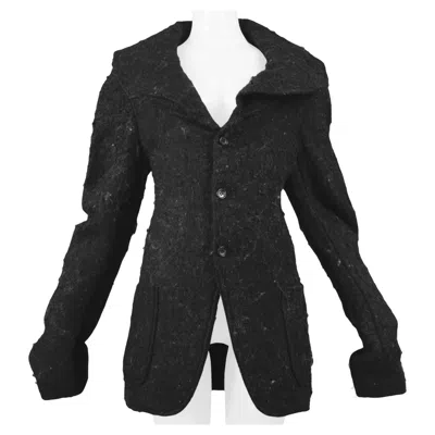 Pre-owned Comme Des Garçons Comme Des Garcons Grey Wool Flannel Jacket In Gray
