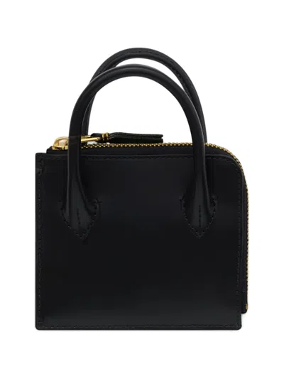 Comme Des Garçons Handle Zip Wallet In Black