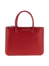 Comme Des Garçons Top Handle Clutch Bag Sa5100ha In Red