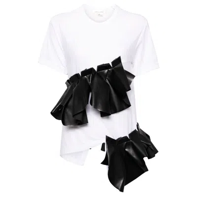 Comme Des Garçons Hard Fake Leather Medium T-shirt In Multi
