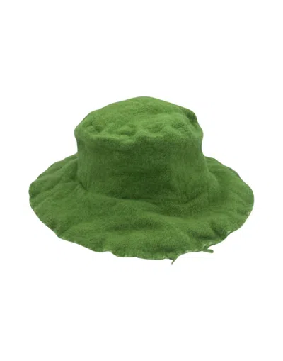 Comme Des Garçons Hat In Green