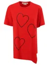 Comme Des Garçons Ladies T-shirt In Red