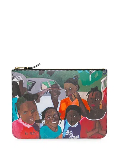 Comme Des Garçons Henry Taylor Pouch In Multi