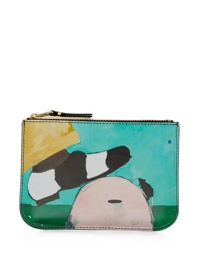 Comme Des Garçons Henry Taylor Pouch In Blue