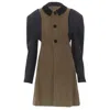 Comme Des Garçons Comme Des Garcons Herringbone Reconstructed Sleeve Coat In Brown
