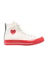 Comme Des Garçons Chuck Taylor High-top Sneakers In White