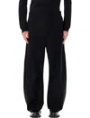 Comme Des Garçons High-waisted Wide-leg Chino Pants In Black