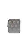 Comme Des Garçons Holographic Zipped Wallet In Black