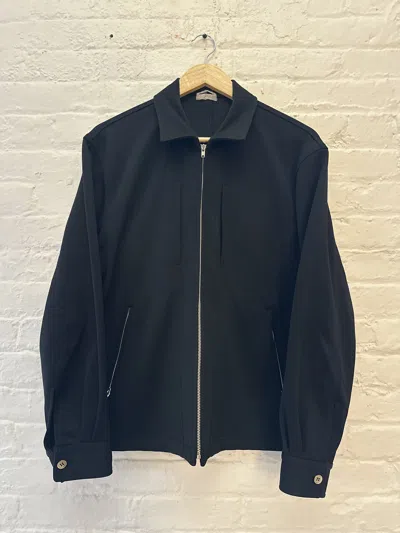 Pre-owned Comme Des Garçons Homme Ad2001 Zip Jacket In Black