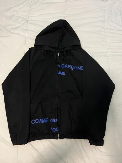 Pre-owned Comme Des Garçons Homme Aw01 Split Logo In Black