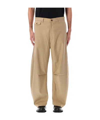COMME DES GARÇONS COMME DES GARÇONS HOMME BUCKLED WIDE LEG TROUSERS