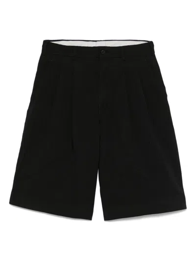 Comme Des Garçons Homme Deux Twill Shorts In Black