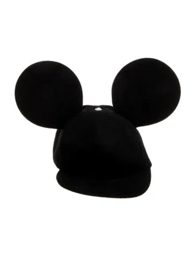 Pre-owned Comme Des Garçons Homme Deux 2013 Ears Baseball Cap In Black