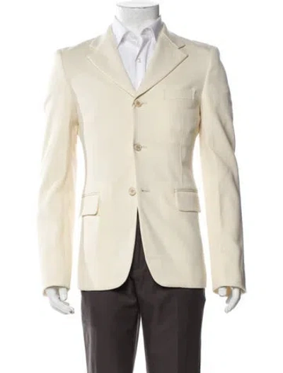 Pre-owned Comme Des Garçons Homme Deux 2024 'spiritual World' Blazer In Neutral