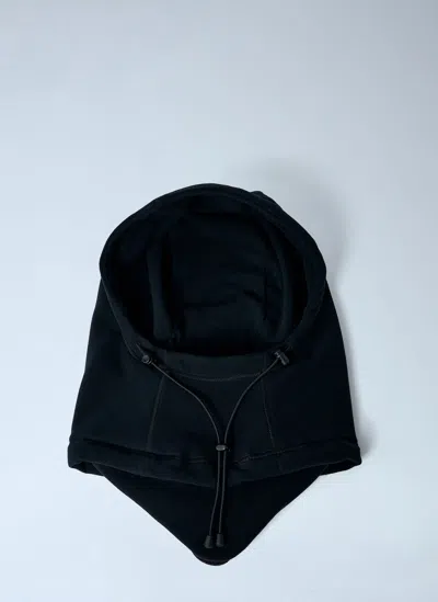 Comme Des Garçons Homme Deux Adjustable Drawstring Hood In Black