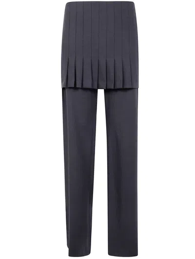 Paloma Wool "andrale" Straight Pants In Blue