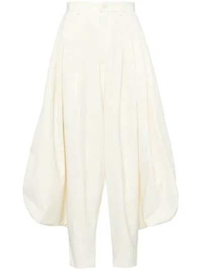 Comme Des Garçons Homme Deux Asymmetric Leg In Neutrals